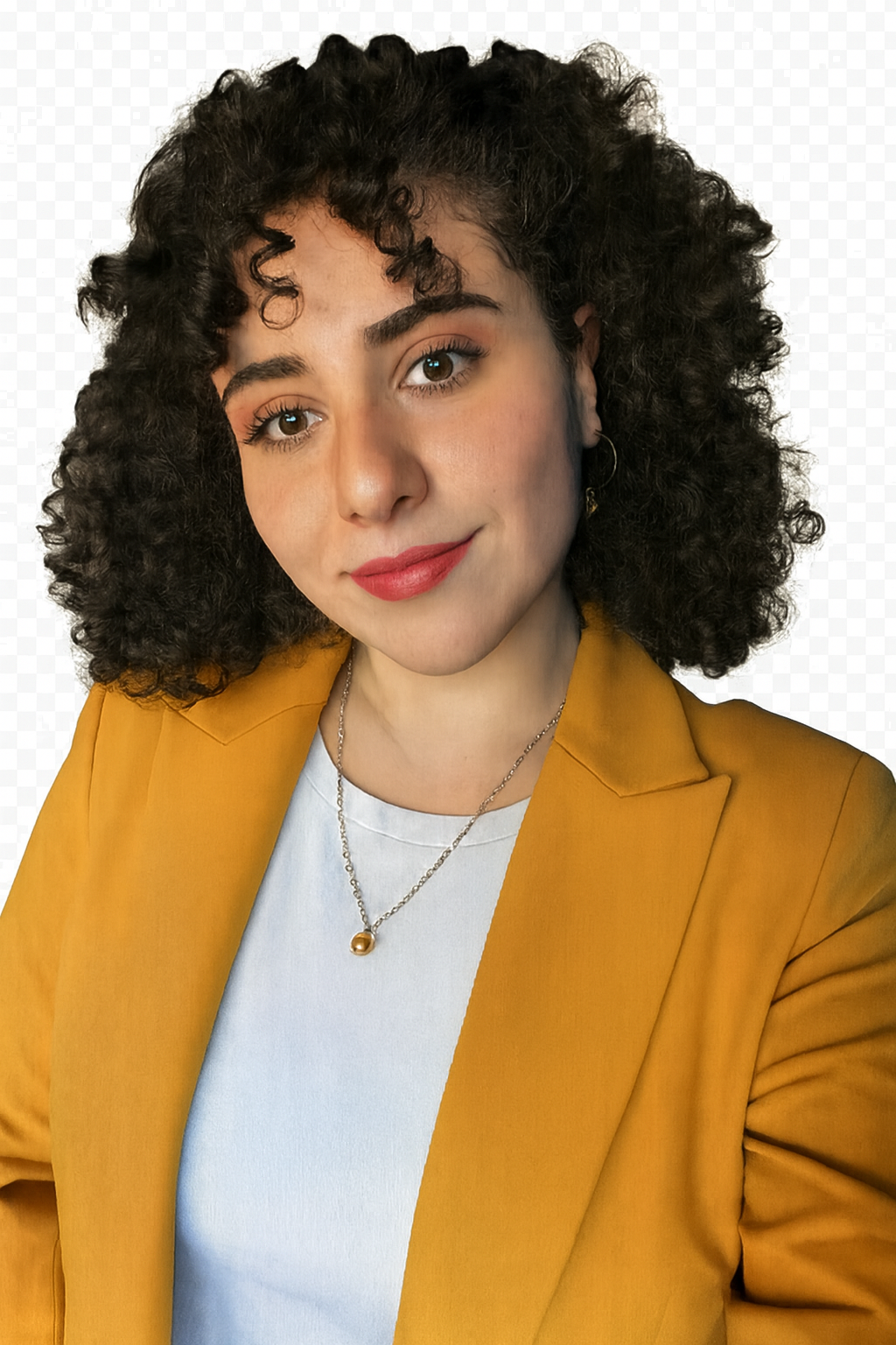 a painting of different shapes and sizes on an orange background